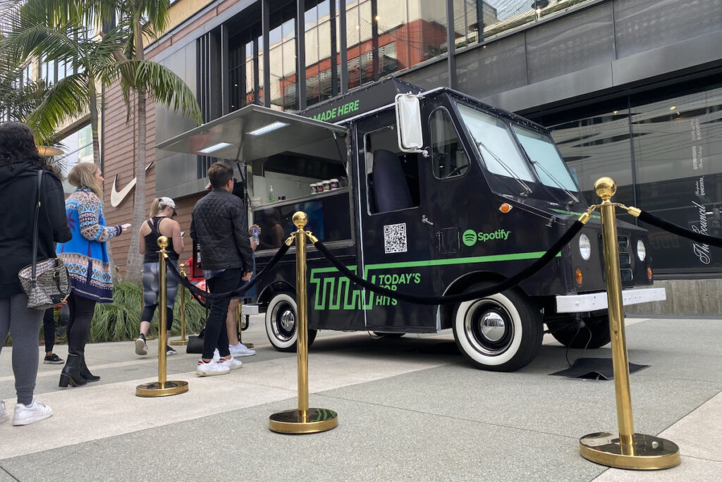 Spotify-branded-ice-cream-truck